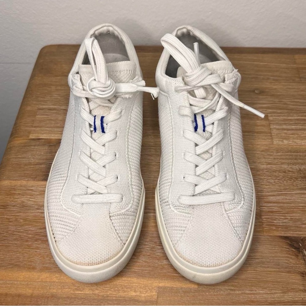 Women's ROTHY'S "The lace Up Sneaker" In Off White‎ Sise 8